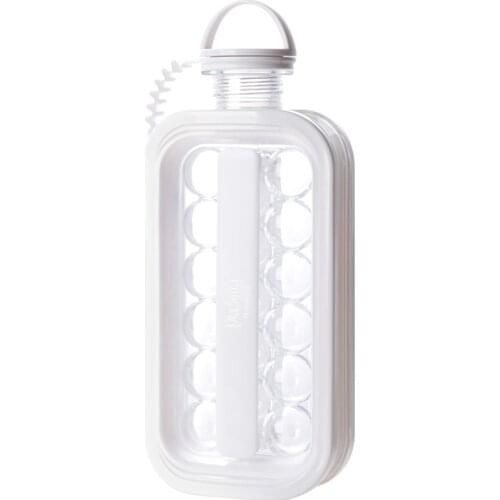 Ice Ball Maker Silicone Mold Portable Ice Mold Sealed BPA-free Translucent Durable Ice kettle Kitchen Accessories Ice box