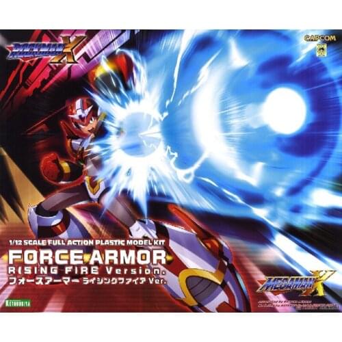 Assembled KP530 Megaman X Aix The Fourth Force Red Flame Form Model Toy