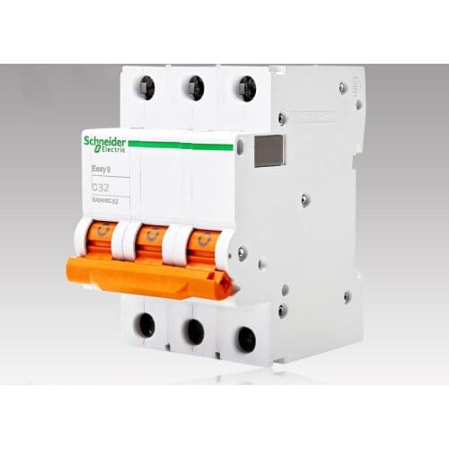 Schneider EA9AN3C32 Air Switch 380V Three Phase Electric Miniature Circuit Breaker 3P 32A