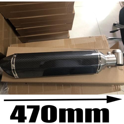 MOTERCROSS 38-51mm Universal Motorcycle Exhaust Modify Motocross Exhaust Muffler ATV Dirt Pit Bike for FZ6 CBR250 CB600 MT07 R1