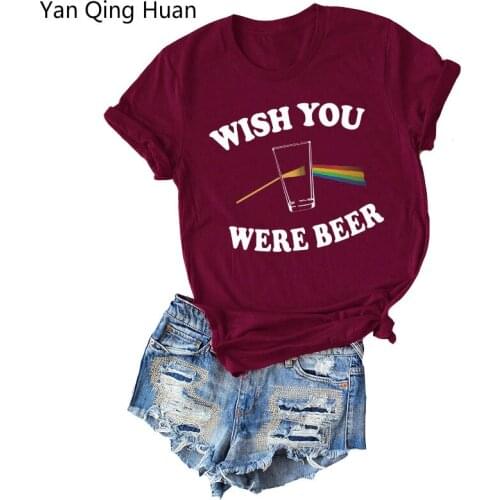 Yan Qing Huan 2019 Summer Best Selling New Harajuku Graffiti Letters Tees Casual Round Neck Tops Short Sleeve Womens T-shirt