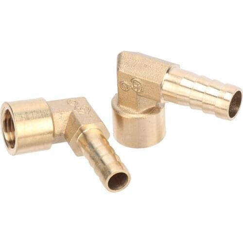 1/4" Female Thread to 8mm 10mm Barbed Brass Hose Connector Garden Irrigation Water Pipe Fittings Faucet Water Supply Accessories