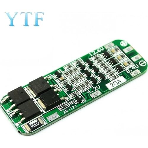 3 series 11.1V 12V 12.6V 18650 lithium battery protection plate 20A starting current drill