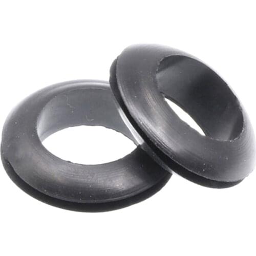 50-500pcs/lot M3~M80mm Hose Custom Part Seal Set with Case Circlip Rubber Grommet Gasket For Protects Wire Cable Protective coil
