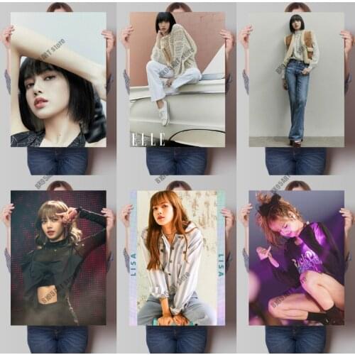 DIY Diamond Painting Korean Group Members Lisa Cross Stitch Kits Embroidery Full Diamond Mosaic Picture Room Decoration Gift