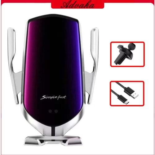 AI Smart Sensor Car Phone Holder Fast Charging Wireless Chargers For iphone 8 8P X XR XS Max 11Pro Max 12 12Pro Mini