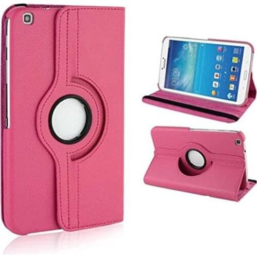PU Leather Flip Cover Case for Samsung Galaxy Tab 3 8.0" SM-T310 SM-T311 T315 8 inch Tablet 360 Degree Rotating Stand Case glass