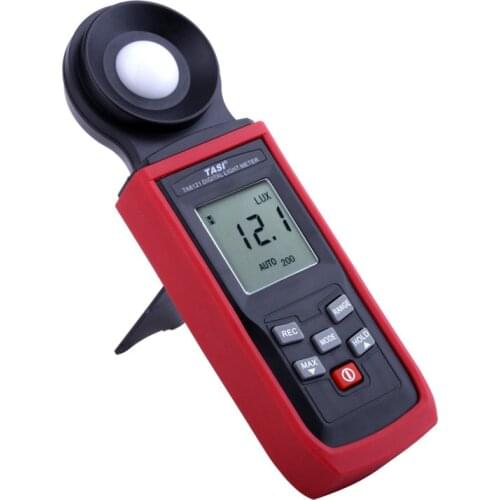 TA8122 Digital Light Meter illuminometer Luxmeter Photometer 200,000 Lux Resolution 1LUX