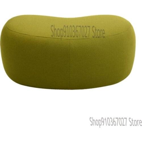 Designer Furniture Curved Fabric Sofa Stool Combination Nordic Fashion Creative Rest Sitting Pier Shaped Pier Low Stool