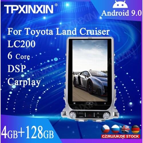 For TOYOTA LAND CRUISER LC200 2016-2019 VX GX VXS 5700 Android 9.0 64G Tesla Style Multimedia Player Auto Radio Head unit Stereo