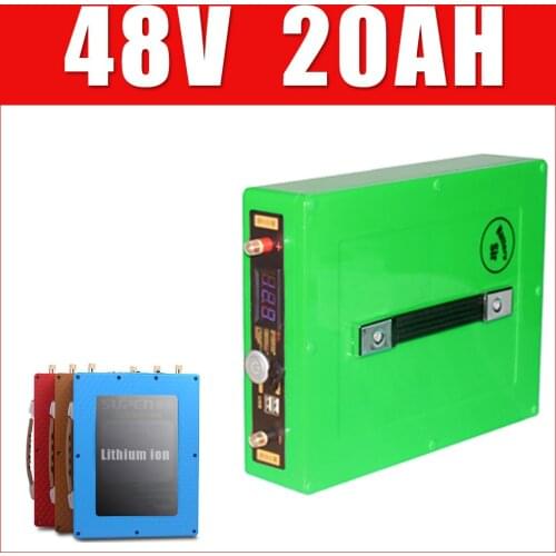 Electric Bicycle 48V 20AH Battery 48V E Scooter Battery With 1000W 2000W BMS Waterproof Box 5V USB Port
