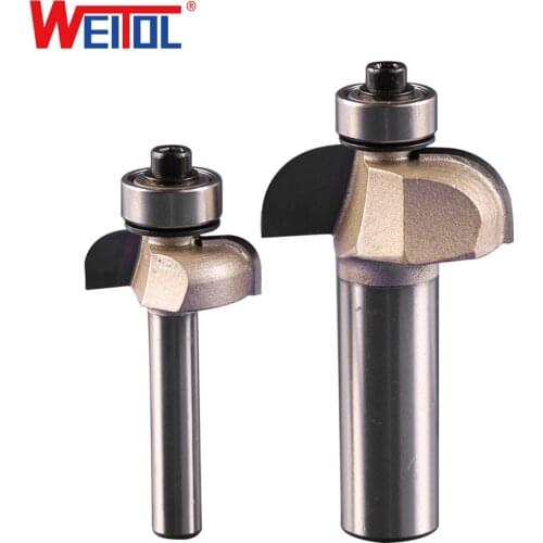WeiTol 1pcs Professional Cove Bit Woodworking Milling Cutter Router Bit Cutter Bit Milling Tools End Mill for Wood