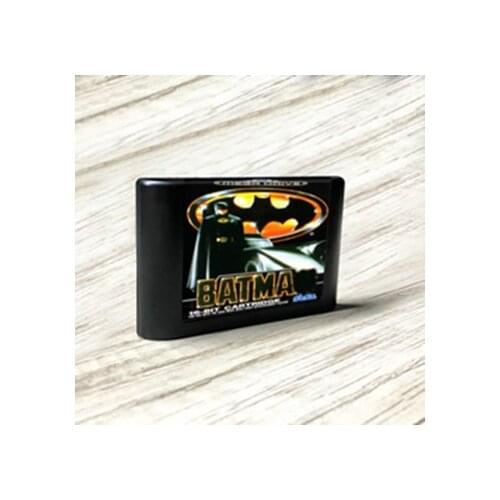 Batmans Game - EUR Label Flashkit MD Electroless Gold PCB Card for Sega Genesis Megadrive Video Game Console