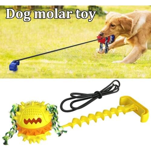 Игрушки Для Собак Dog Chew Toys Bite Squeaky Rope Ball Toy Teeth Cleaning Pet Supplies For Small Medium Dogs Xh8z