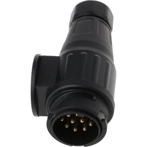 K0AF Auto Car Trailer 13 Pin Plug Connector Socket Caravan Waterproof Adapter