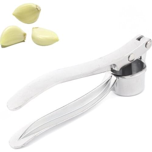 Kitchen Tool Stainless Steel Hand Garlic Presser Kitchen Squeeze Tool Alloy Ginger Crusher Garlic Presses Garlic Grinding