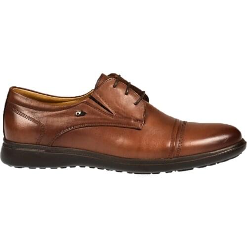 Mens Casual Shoes Genuine Leather Comfort Tan Color Inverted Leather Comfortable Fit Orthopedic Insole Suitable for Foot Anatomy Lace-Up Classic Shoes Fashion Business Suit Wedding Event 341801