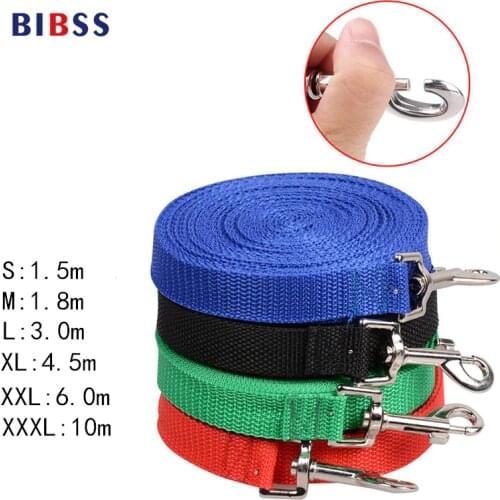 Pet Lead Leash for Dogs Cats Red Green Blue Nylon Walk Dog Leash Selectable Size Outdoor Security Training Dog Harness