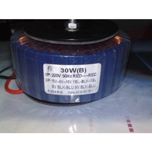 Pure A class core without breakpoint copper wire ring transformer double 15V double 9V 4 line DAC decoder