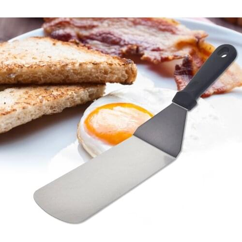 Griddle Accessory Tool Professional Grill Spatula & Scraper Set Flipper Stainless Steel Hamburger Turner For BBQ Flat Top Grill