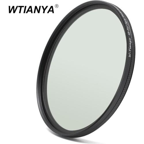WTIANYA 58mm SLIM Circular Polarizer Polarizing CPL Filter for Canon 18-55 55-250 75-300mm, Fujifilm XT2 XT1 XT10 XA3 XF18-55