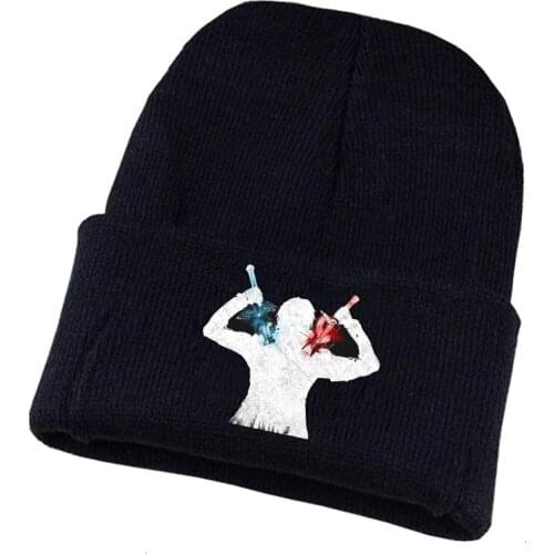 Anime Sword Art Online Knitted hat Cosplay hat Unisex Print Adult Casual Cotton hat teenagers winter Knitted Cap