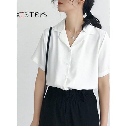 XISTEPS Short Sleeve Shirts For Women