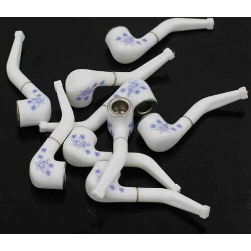 1Pcs Novelty Porcelain Cigar Accessories Filter Food Grade Holder Mouthpiece Filtration Cleaning Holder Gifts for Men