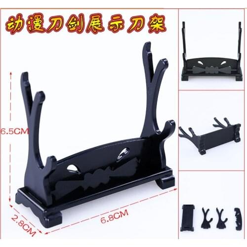 10 Pcs/Lot Anime DIY Stand Sword Knife Weapon Model Plastic Display Game Accessories Holder Rack Pendant Toys Gift