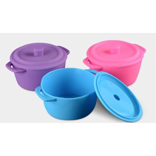 10 pcs Portable Silicone Lunchbox Creative Kitchen Fruit Vegetables Containers