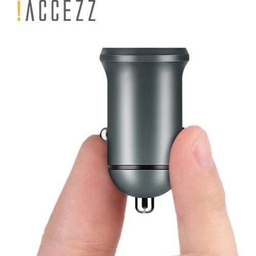 !ACCEZZ Quick Charging Dual Usb Fast Charger Car For IPhone Huawei Xiaomi LG Phone Universal Mini Charge Station For Samsung S9
