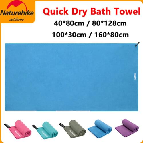 Naturehike Quick Drying Ultralight Towel Outdoor Microfiber Compact Swimming Beach Fitness Absorbent Sweat Bath Towel No Pilling