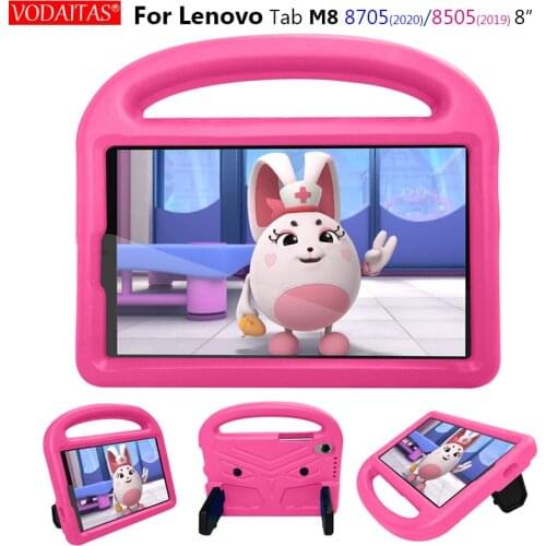 Kids Safe Shock proof Case For Lenovo Tab M8 TB-8705F/TB-8705N TB-8505 F/X 8.0 inch EVA Tablet Protect Cover Handle Stand Case