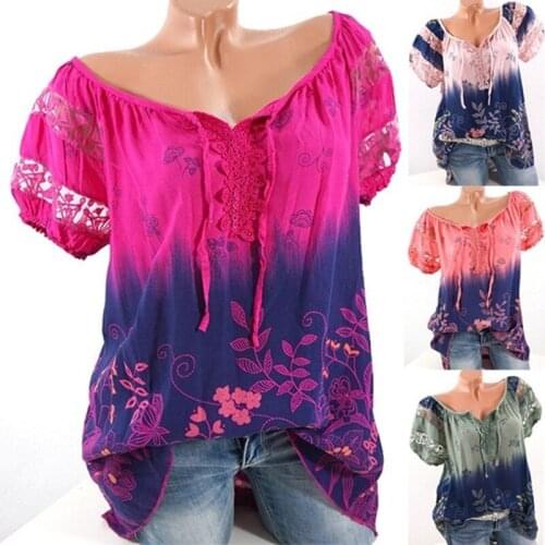 Plus Size T Shirt 5xl 4xl xxxxl Office Xxxxxl Ladies Tops Floral Women Tshirt Short Sleeve Summer Streetwear Xxxl Xxxxl Lace Tee