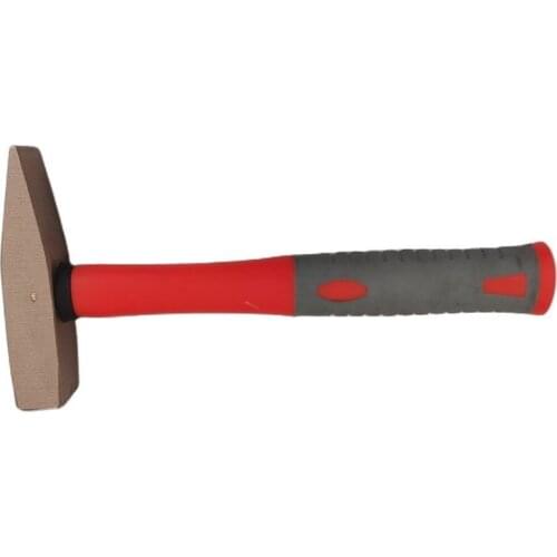 Non Sparking Tools 0.1kg Engineers Machinist Blacksmith Strike Club Hammer Plastic Handle