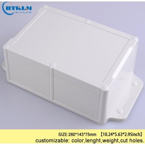 IP68 DIY project Waterproof junction box Wall mounting electronic box ABS plastic enclosure distribution box 260*143*75mm
