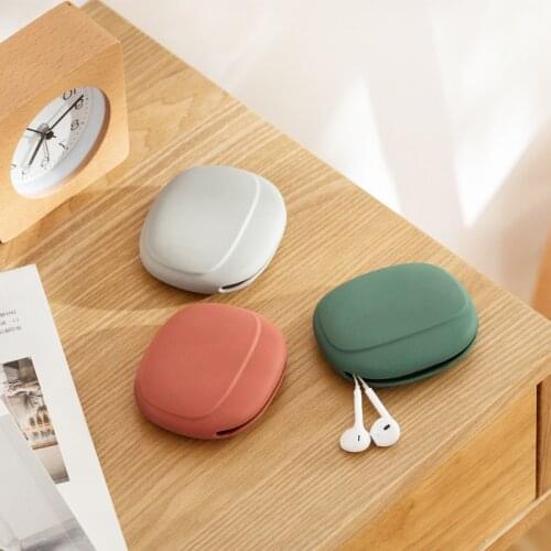 Data Cable Earphone Protection Storage Box Color Earphone Box Travel Storage Bag Earphone Data Cable Charger Cute Coin Purse