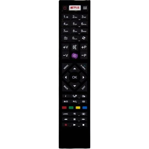 WEKO KL VESTEL RC4880 NETFLIX KEY NEW MODEL PURPLE KEY LED TV CONTROL