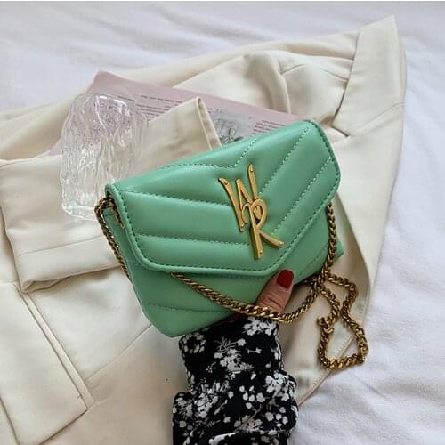 Pink Sugao Fashion Luxury Handbag Shoulder For Women 2021 Ladies PU Leather Designer Square Crossbody Retro Flap Bag