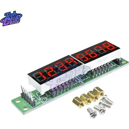 0.36 inch 5 V / 3.3 V MAX7219 CWG 8-Digit Digital Tube Display Control Module Red Three IO For Arduino