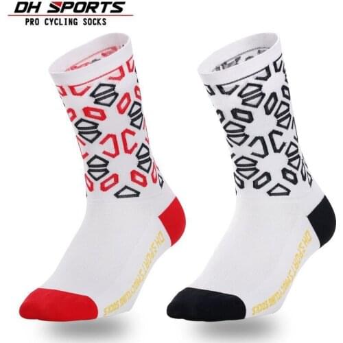 DH SPORTS Cycling Socks Men Women Bicycle Bike Riding Socks Hiking Climbing Running Compression Outdoor Sports Socks