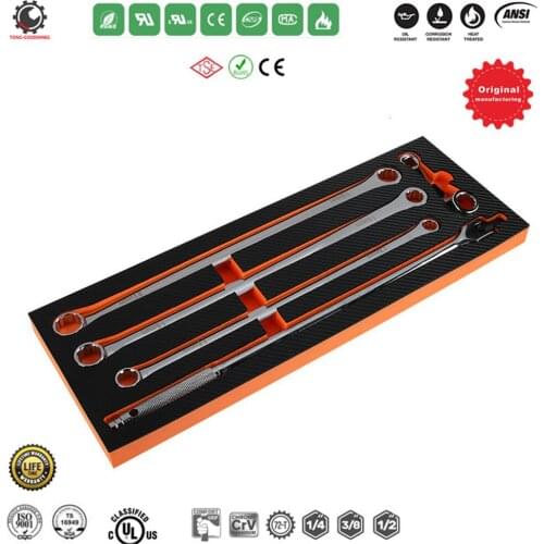 Maintenance Four-Wheel Alignment Wrench Set,Extra-long Flat Double-Headed Torx Wrench Camber Adjustment Open-End Wrenches