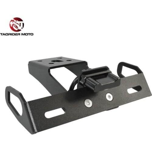 License Plate Holder Bracket Kit For Kawasaki Ninja ZX-6R ZX6R ZX-636 ZX636 2009-2020 Tail Tidy Fender Eliminator with LED Light