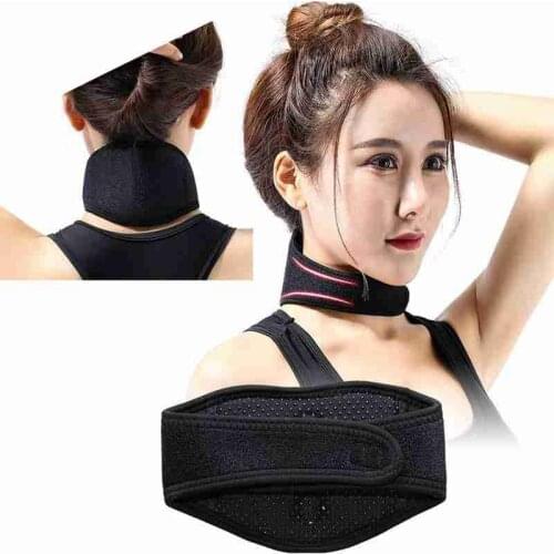 New Tourmaline Products For Neck Can Self-heating Tourmaline Belt Neck Support Magnet Health Protection Gear