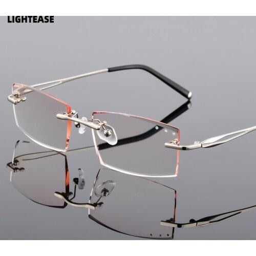 Diamond Cutting Computer Glasses Men Business Myopic Glasses Frames Hyperopia Reading Eyeglasses Prescription Glasses Frame
