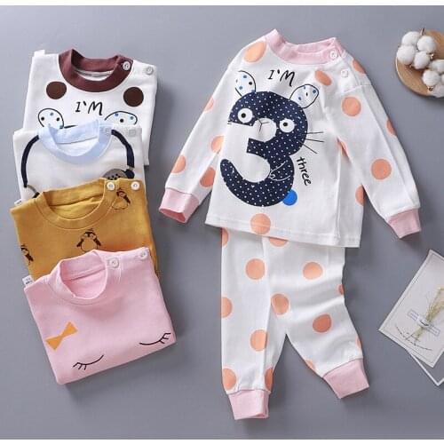 Boy girl Maternal and baby products Newborn clothes Soft cotton suit accessories keep warm pajamas