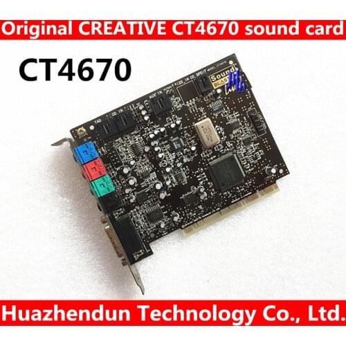 Original for CREATIVE CT4670 PCI 4.1 SOUND CARD support xp/win7 WORKING GOOD