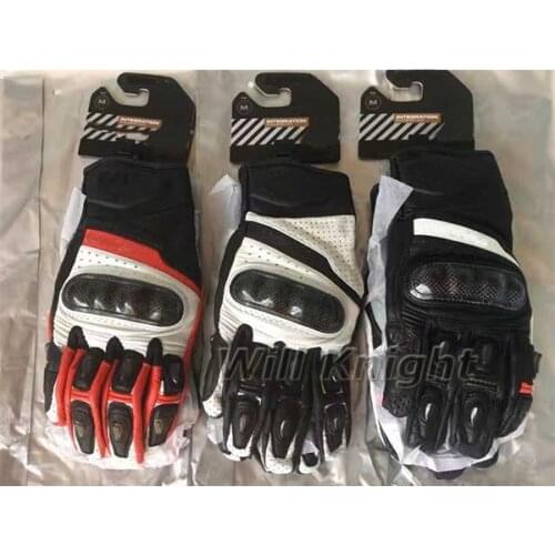Motorcycle Riding Genuine Leather Gloves Moto Racing Full Finger Racing Gloves