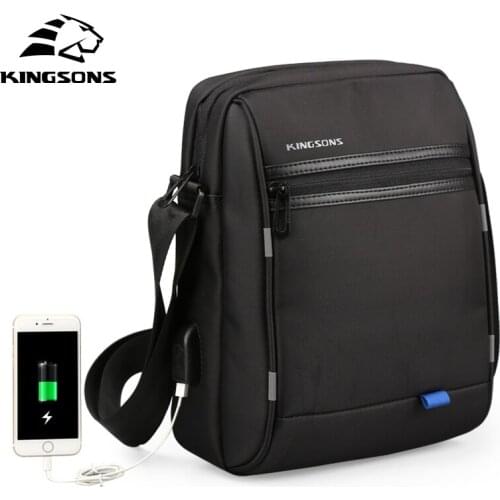 Kingsons Famous Brand Men Bag Casual Business Men Messenger Bags Vintage Mens Crossbody Bag Bolsas Male Shoulder Bags