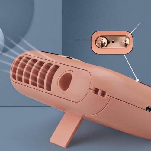 Neck Fan Portable Handheld Plastic Adjustment Mini USB Fan for Outdoor Electric Fan